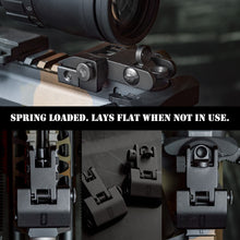 Load image into Gallery viewer, Chaos Ready Spring Loaded Backup Iron Sights