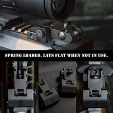 Load image into Gallery viewer, Chaos Ready Spring Loaded Backup Iron Sights
